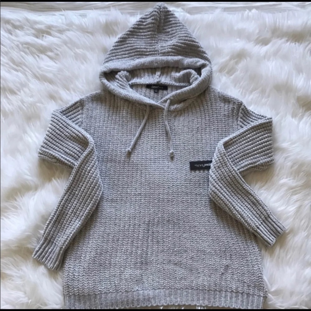 NWT Chenille Like Hooded sweatshirt